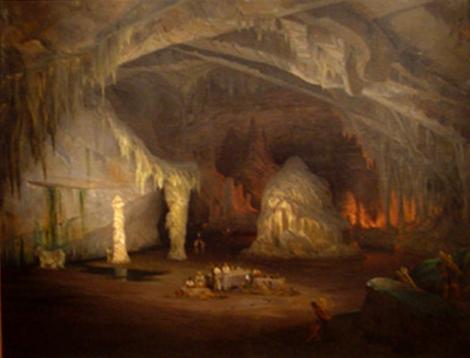 II Barón Jean de Gros, Grutas de Cacahuamilpa