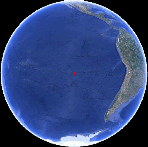 La isla Rapa Nui, un lugar aislado en medio del océano.