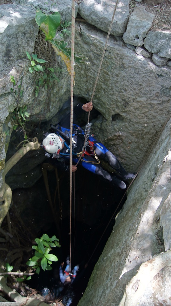 Arturo Montero y Dante García descendiendo
