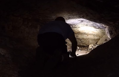 La cueva debajo de la pirámide del Sol de Teotihuacán