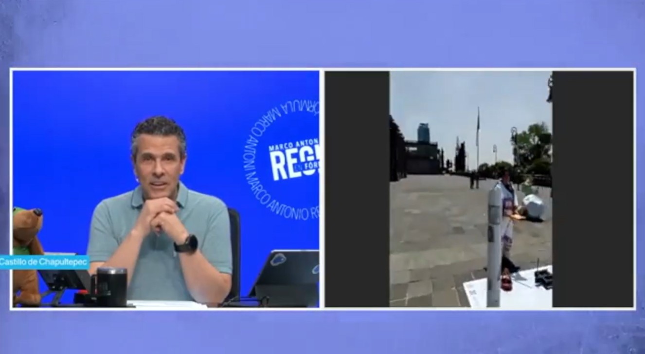 Reportaje en vivo sobre el paso cenital del Sol en Marco Antonio Regil en Fórmula