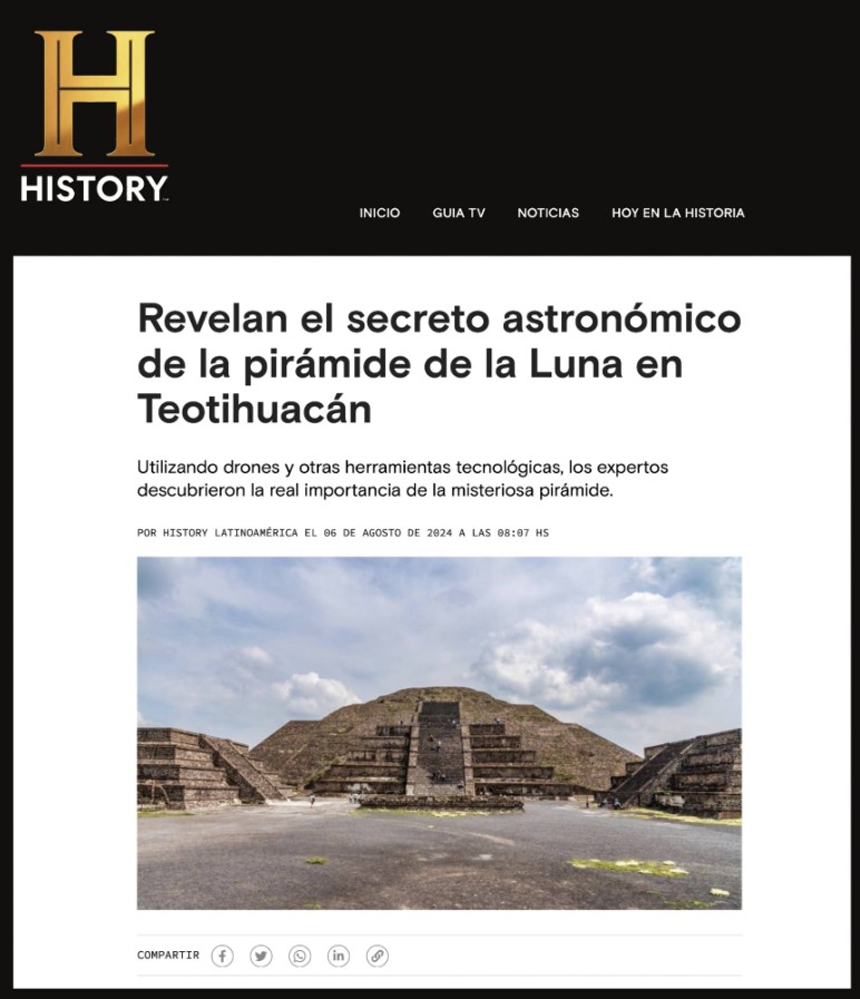 Revelan el secreto astronómico de la pirámide de la Luna en Teotihuacán